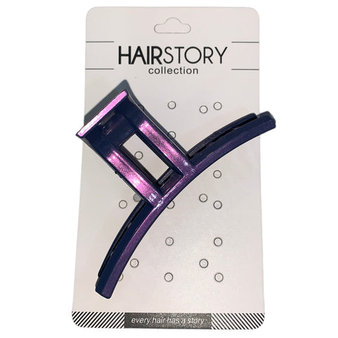 HAIRSTORY Iridescent Basic Large T Hair Claw Clamp Clip - D557