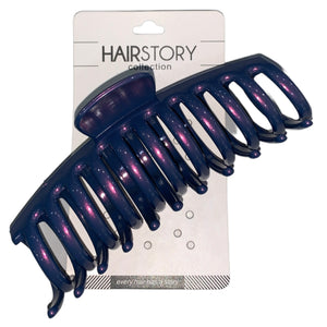 HAIRSTORY Iridescent Jumbo Big Claw Hair Clamp Clip - D651