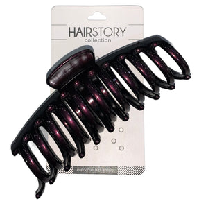 HAIRSTORY Iridescent Jumbo Big Claw Hair Clamp Clip - D651