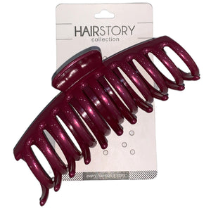 HAIRSTORY Iridescent Jumbo Big Claw Hair Clamp Clip - D651