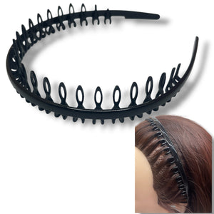HAIRSTORY 4152-Y4158 Black Collection Multi-Design Headbands