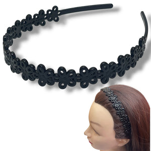 HAIRSTORY 4152-Y4158 Black Collection Multi-Design Headbands