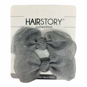 HAIRSTORY Organza Silk Bow Knot Pin Curl Clip (A2)