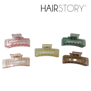 HAIRSTORY Rectangle Crystal Hair Clamp