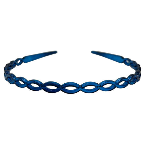 HAIRSTORY France Multi-Color Oval Link Headband