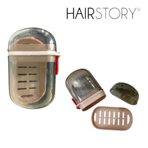 HAIRSTORY Compact Travel Soap Case