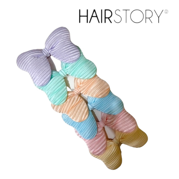 HAIRSTORY Cute Pastel Pleated Hair Clip