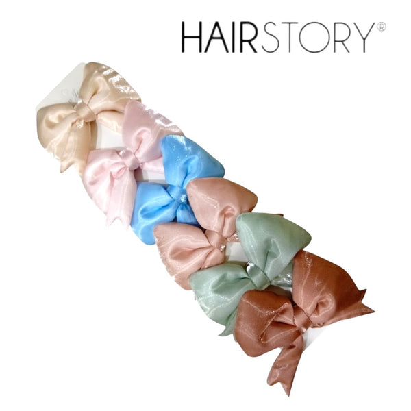 HAIRSTORY Bow Sheer Fabric Hair Clip
