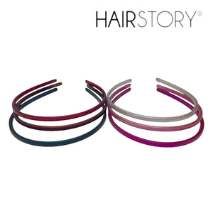 HAIRSTORY Chrome Plain Thin Head Band