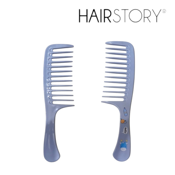 HAIRSTORY Wide Tooth Comb Printed Random Color