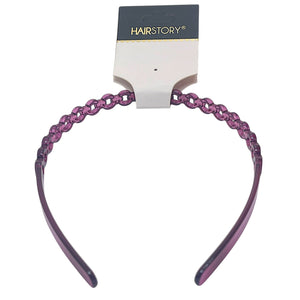 HAIRSTORY France Multi-Color Chain Link Headband