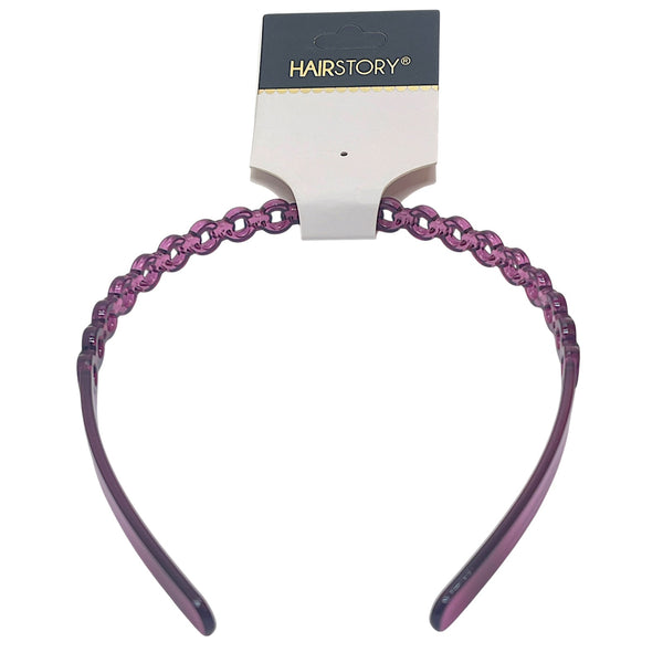HAIRSTORY France Multi-Color Chain Link Headband