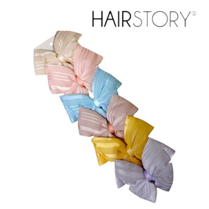 HAIRSTORY Bow Shimmer Silver Details