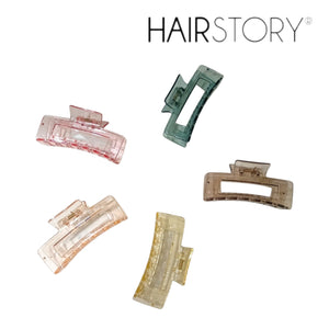 HAIRSTORY Rectangle Crystal Hair Clamp