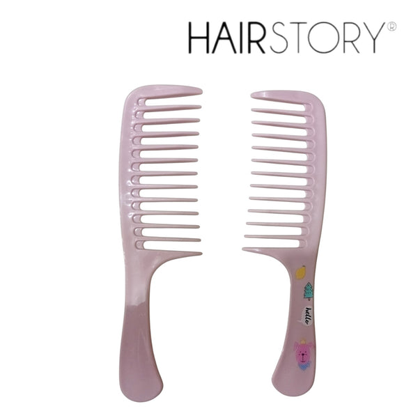 HAIRSTORY Wide Tooth Comb Printed Random Color