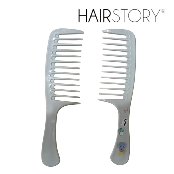 HAIRSTORY Wide Tooth Comb Printed Random Color