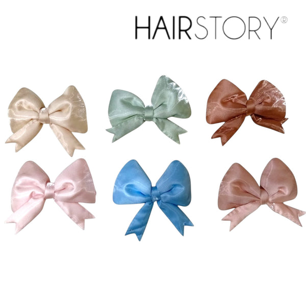 HAIRSTORY Bow Sheer Fabric Hair Clip