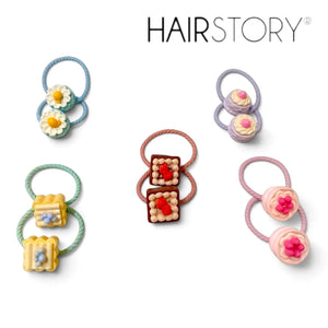HAIRSTORY Cute Cake & Pastry Hair Ties