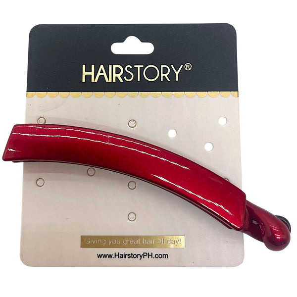 HAIRSTORY CHROME Plain Banana Clamp Clip