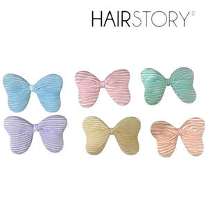 HAIRSTORY Cute Pastel Pleated Hair Clip