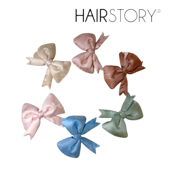 HAIRSTORY Bow Sheer Fabric Hair Clip
