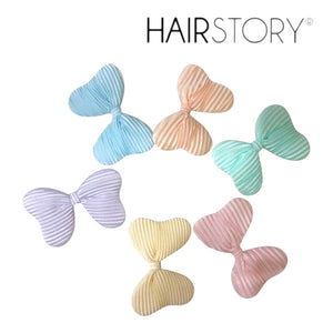 HAIRSTORY Cute Pastel Pleated Hair Clip