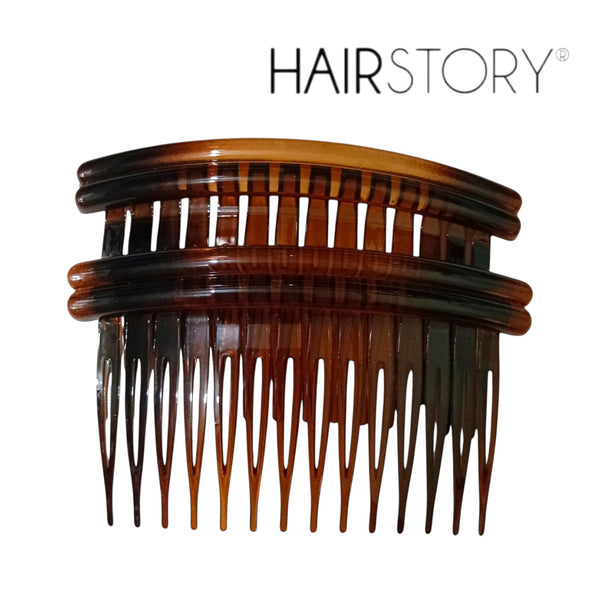 HAIRSTORY Y3034/A008 Basic Small Double Line Side Comb