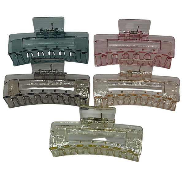 HAIRSTORY Rectangle Crystal Hair Clamp