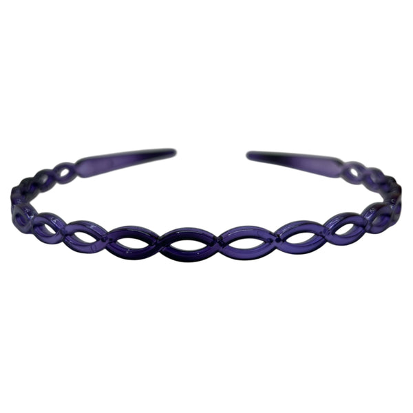 HAIRSTORY France Multi-Color Oval Link Headband