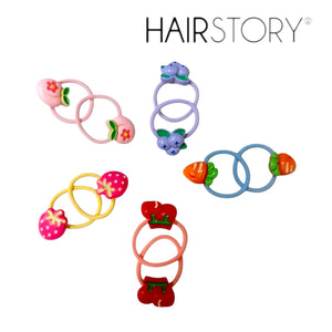 HAIRSTORY Cute Fruit/Vegetable Garden Hair Ties
