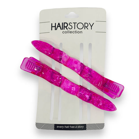 HAIRSTORY Colored Salon Parlor Hair Sectioning Clip