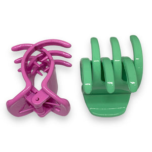 HAIRSTORY SORBET Basic Clamp Claw Clips D459