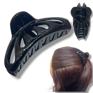 HAIRSTORY D429-Y9432  Classic Black Hair Claw Clip Collection