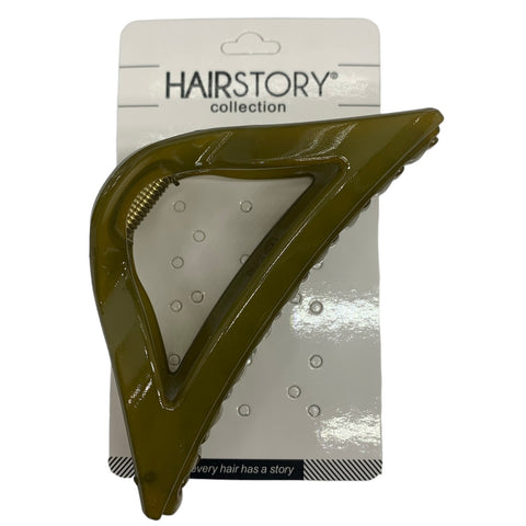 HAIRSTORY Matcha Large Triangle Hair Claw Clamp - D783