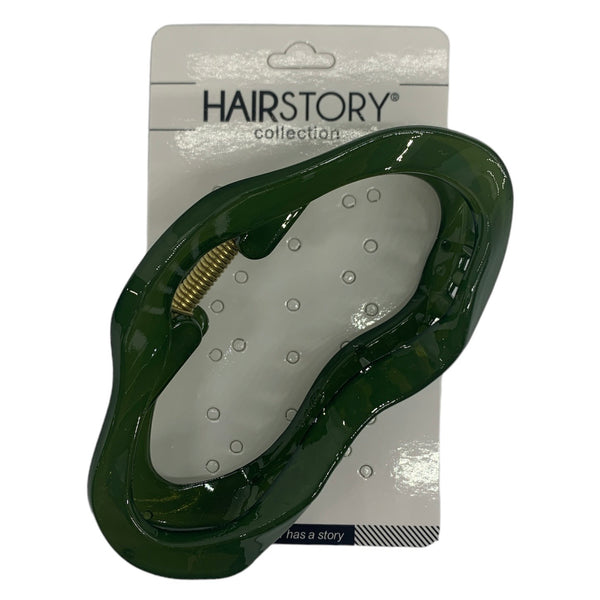 HAIRSTORY D805 Matcha Jumbo Cloud Hair Claw Clamp