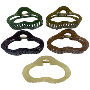 HAIRSTORY D805 Matcha Jumbo Cloud Hair Claw Clamp
