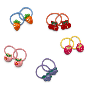 HAIRSTORY Cute Fruit/Vegetable Garden Hair Ties
