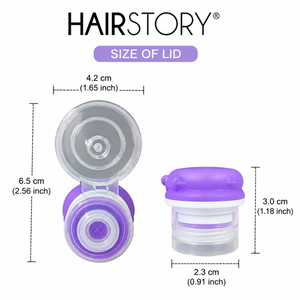 HAIRSTORY 6161B Squeezable Travel Bottle Bear W/Suction 60 ML Random Color