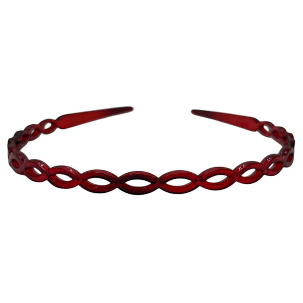 HAIRSTORY France Multi-Color Oval Link Headband