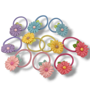 HAIRSTORY Pastel Daisy Charm Hair Tie