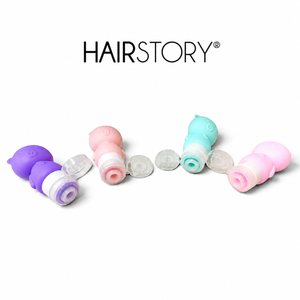 HAIRSTORY 6161B Squeezable Travel Bottle Bear W/Suction 60 ML Random Color