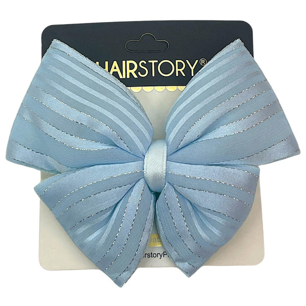 HAIRSTORY Bow Shimmer Silver Details