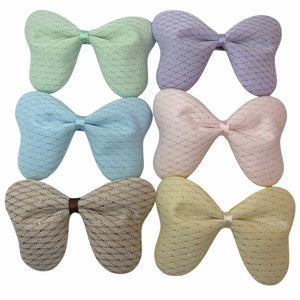 HAIRSTORY Sparkly Glittered Bow Diamond Patterned