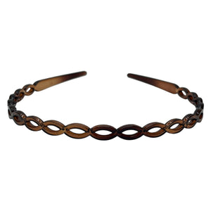 HAIRSTORY France Multi-Color Oval Link Headband