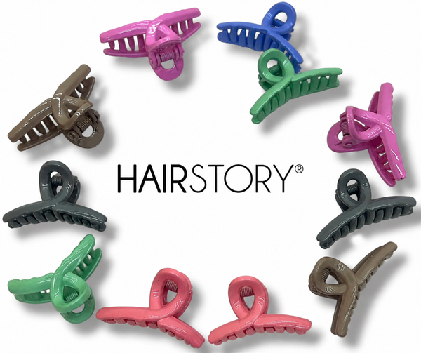 HAIRSTORY D746 SORBET Classic Knot Hair Small Claw Clamp Clip