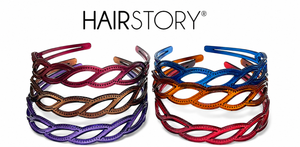 HAIRSTORY Y4006 France Multi-Color Infinity Weave Headband