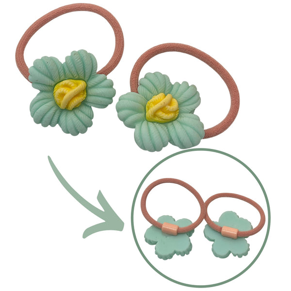 HAIRSTORY Blooming Flower Hair Ties