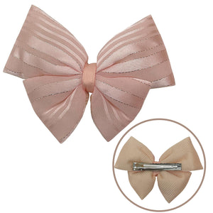 HAIRSTORY Bow Shimmer Silver Details