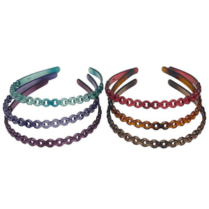 HAIRSTORY France Multi-Color Chain Link Headband