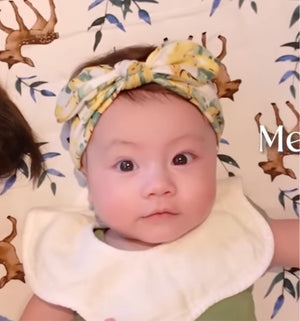 Baby Girl Toddler Banana/Lemon Knot Headband